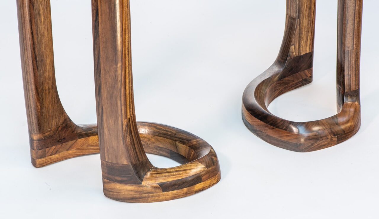 Detail of Tranquility table by Glen Guarino