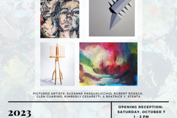 2023 Noyes Artist Members Exhibition Flyer